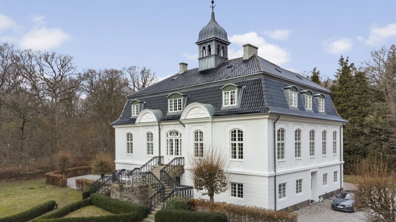 Hovedbygningen på Vindeholme Slot